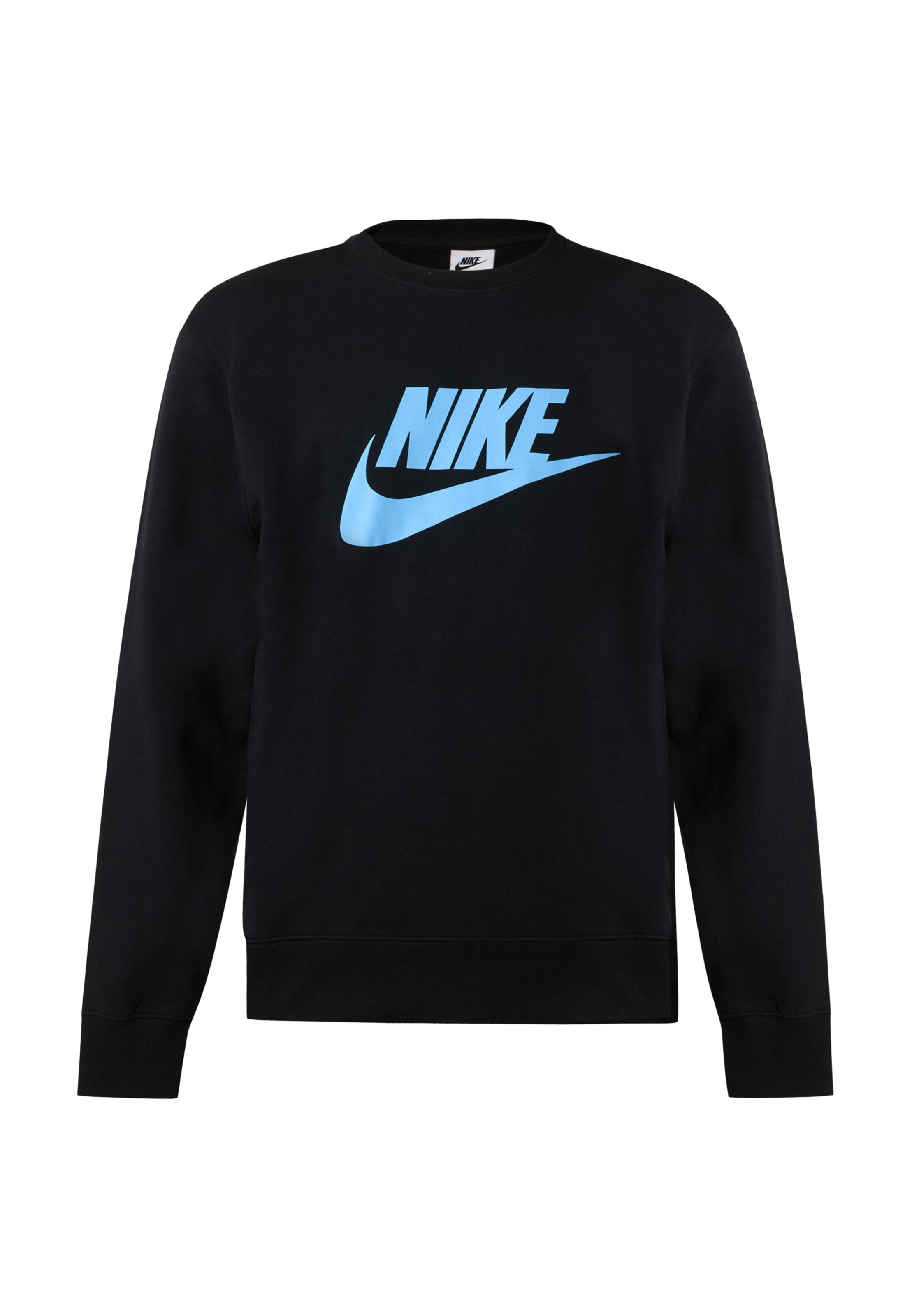 Nike Sportswear Sweatshirt 'CLUB' in Zwart: voorkant