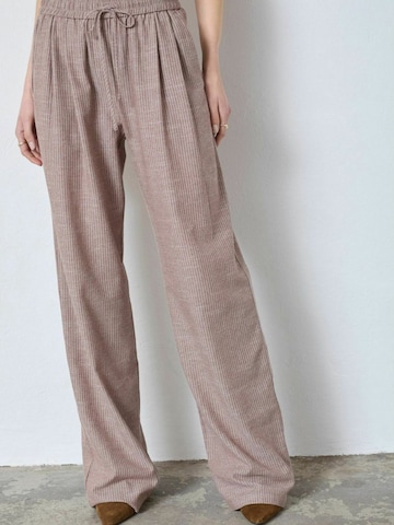 co'couture Regular Housut ' Jiho ' värissä ruskea