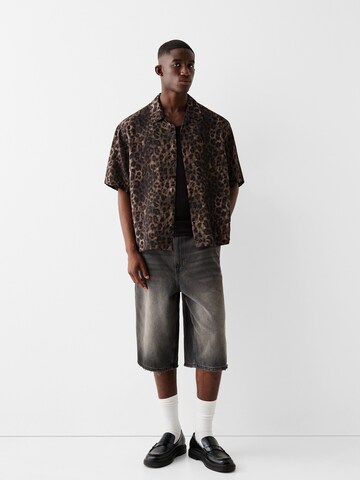 Comfort Fit Cămașă de la Bershka pe maro