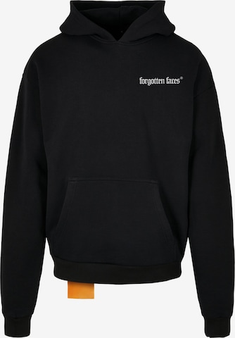 Forgotten Faces Sweatshirt in Zwart: voorkant