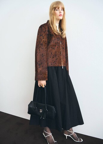 MANGO Between-Season Jacket 'Ink' in Brown