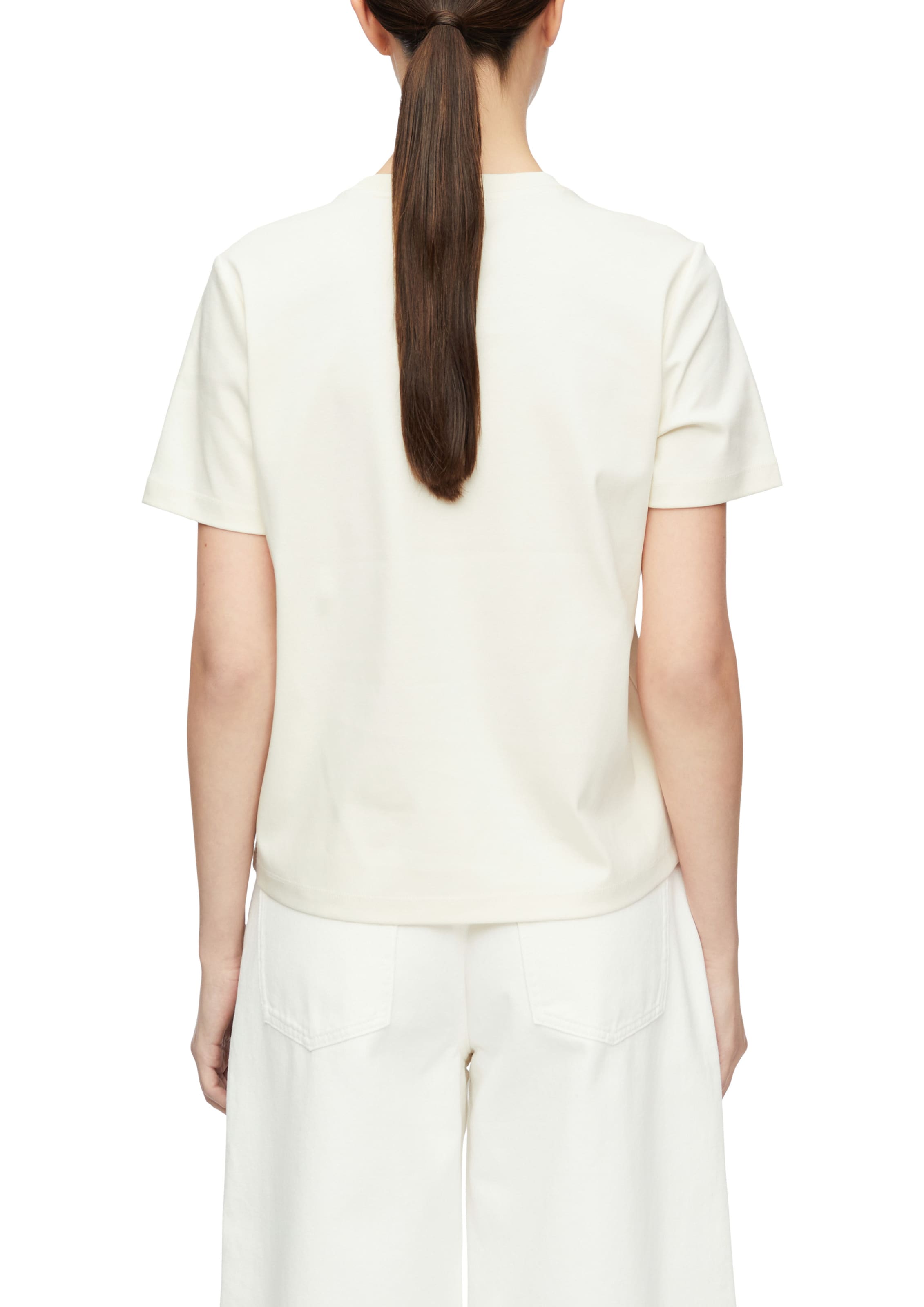 COMMA T-Shirt in Beige