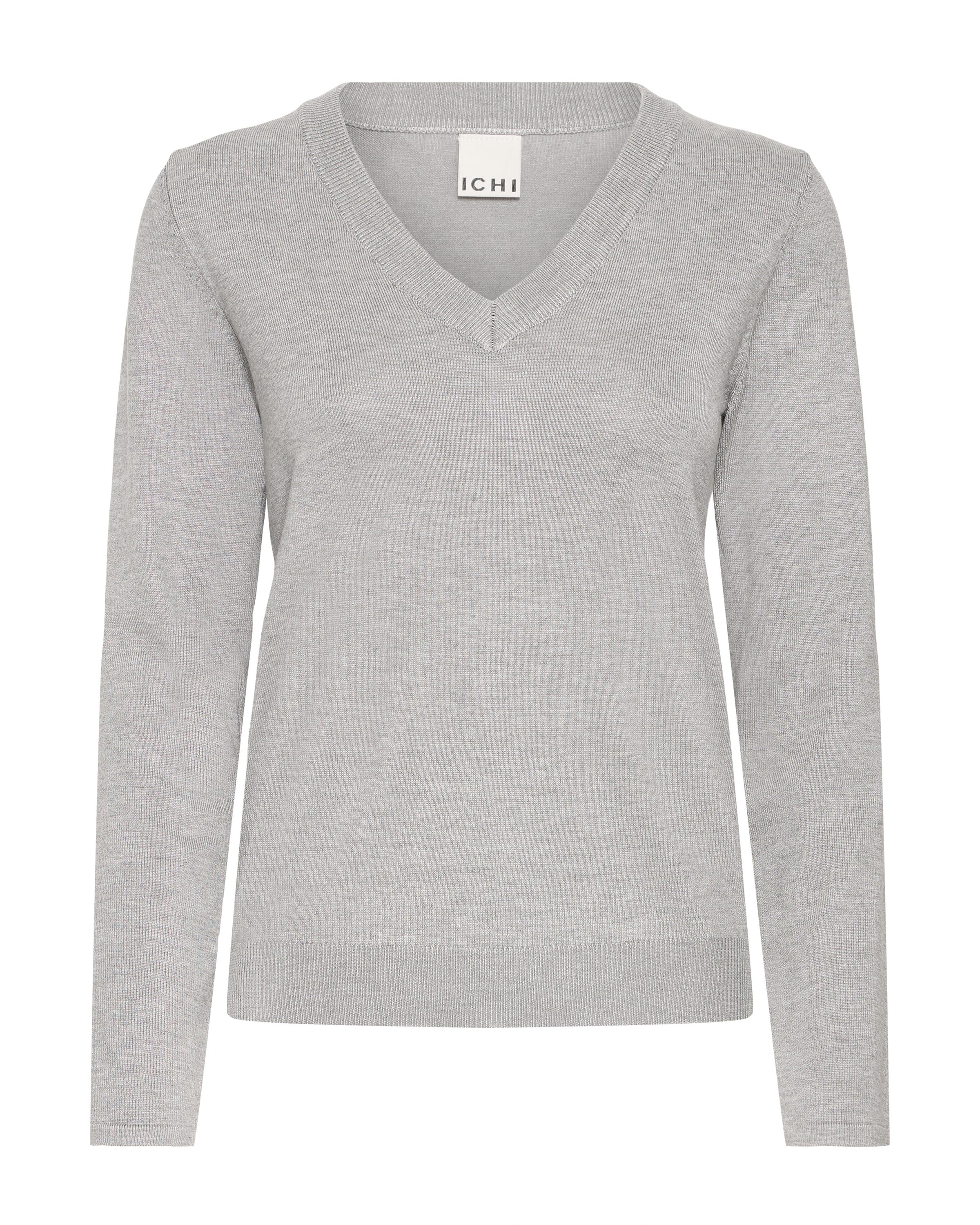 ICHI - Jersey 'IHLULS' en gris: frente