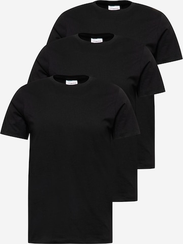 Lindbergh Тениска в черно: отпред