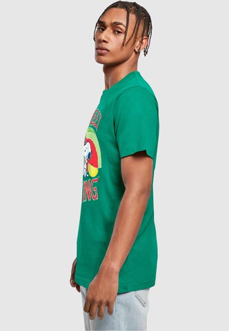 T-Shirt 'Peanuts - Sweet Thing' Merchcode en vert