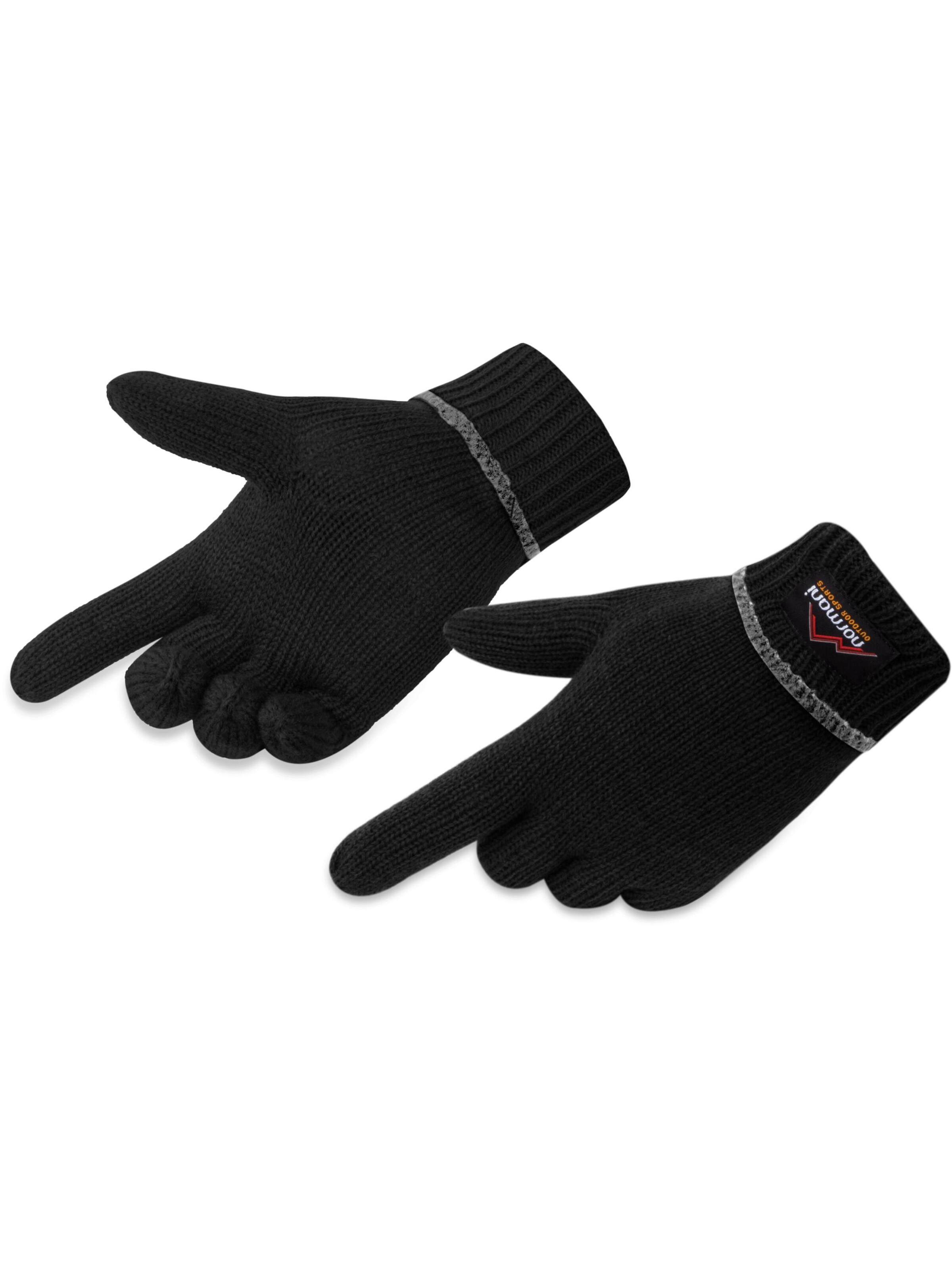 normani Fingerhandschuhe 'Edmonton' in Schwarz