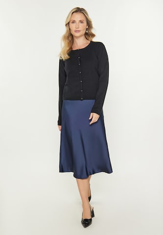 usha BLACK LABEL Gebreid vest 'Classic' in Zwart