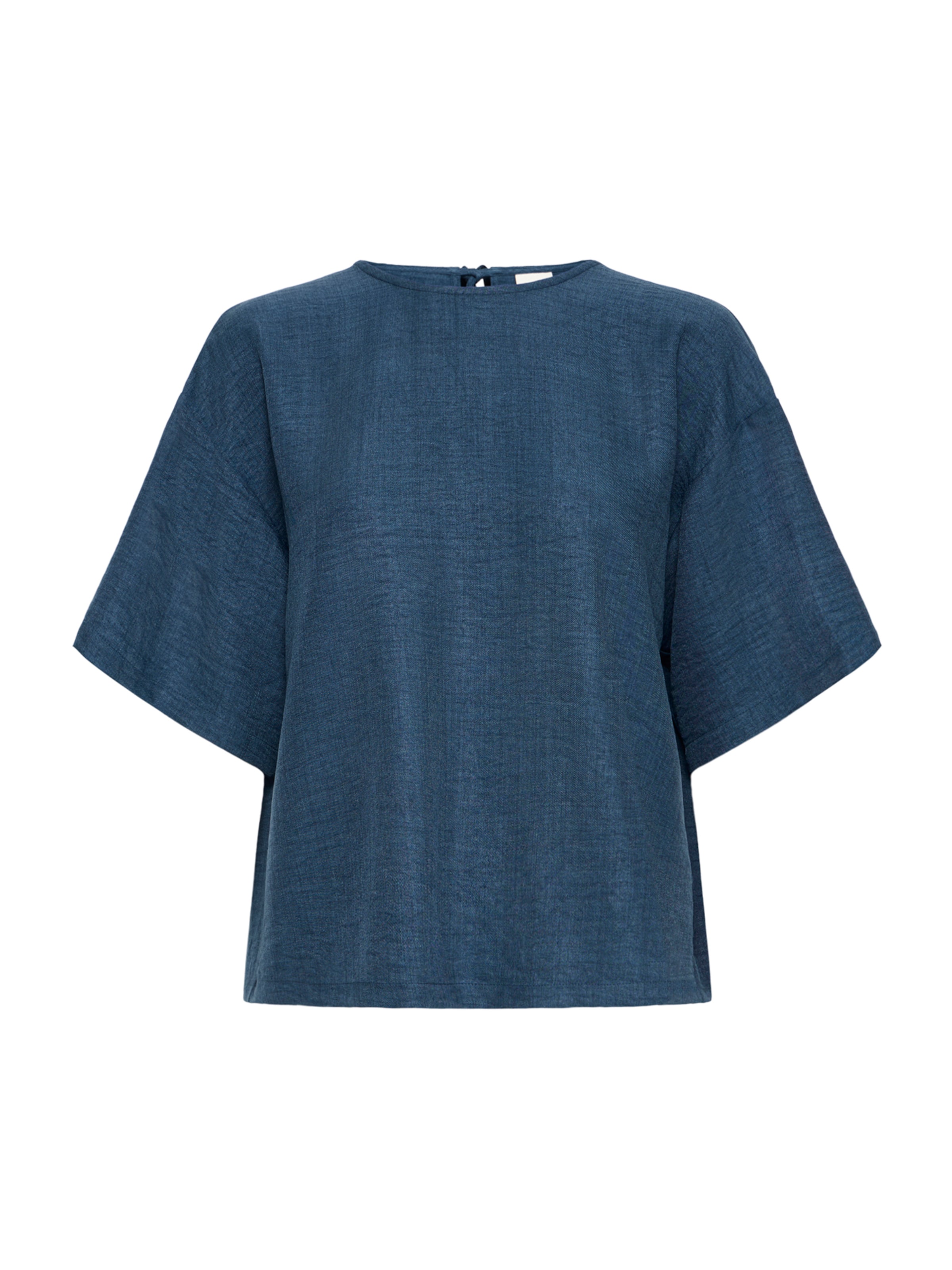ICHI T-Shirt 'IHKATICO' in Blau: Vorderseite