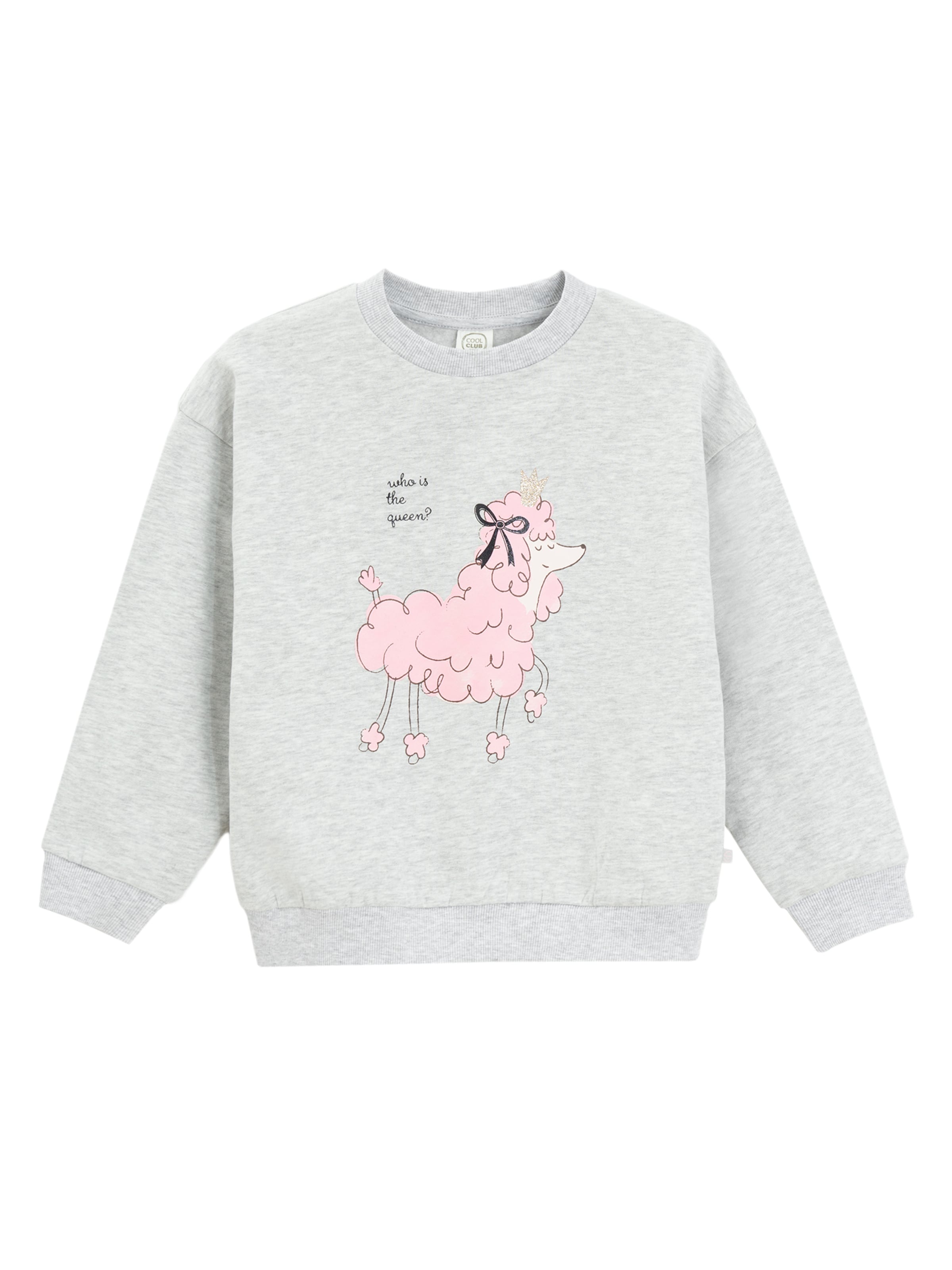 pilka Cool Club Megztinis be užsegimo: priekis