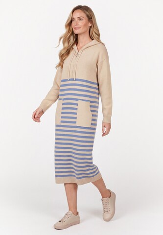 Robes en maille usha BLUE LABEL en beige