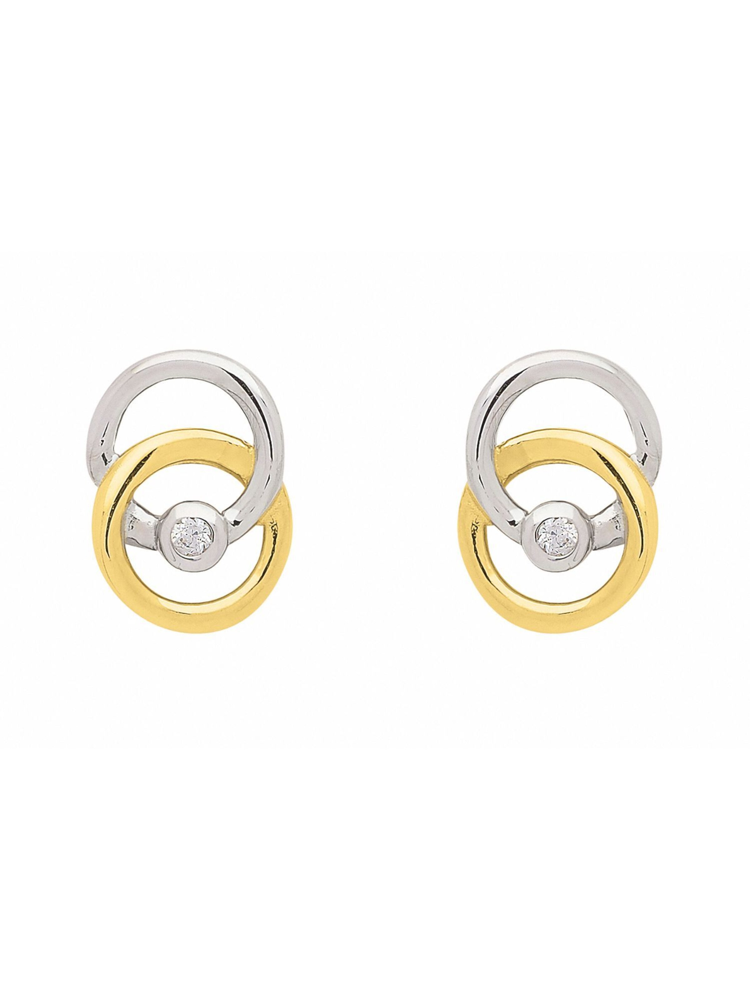 Adelia´s Ohrstecker in Gold: Vorderseite