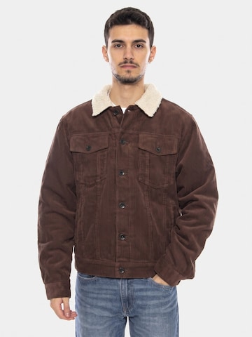 Brixton Übergangsjacke 'JKT Pinecone'‌‌ in Braun: Vorderseite