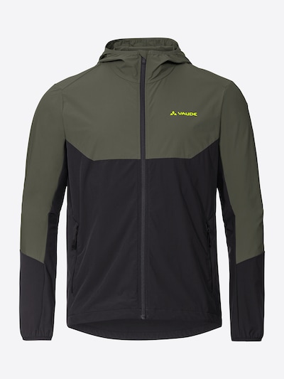 VAUDE Sportjacke 'Moab' in khaki / limette / schwarz, Produktansicht