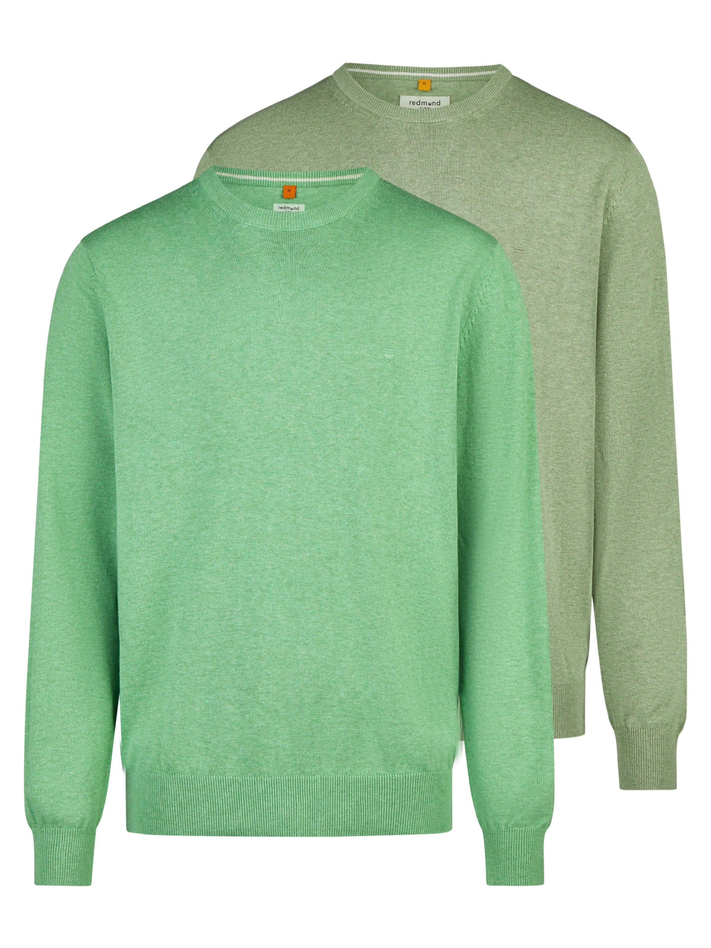 redmond Sweater 'Basic' in Green: front