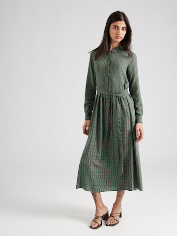 Brava Fabrics Košeľové šaty - Zelená: predná strana