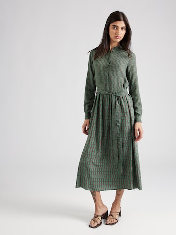 Brava Fabrics Shirt Dress in Green: front