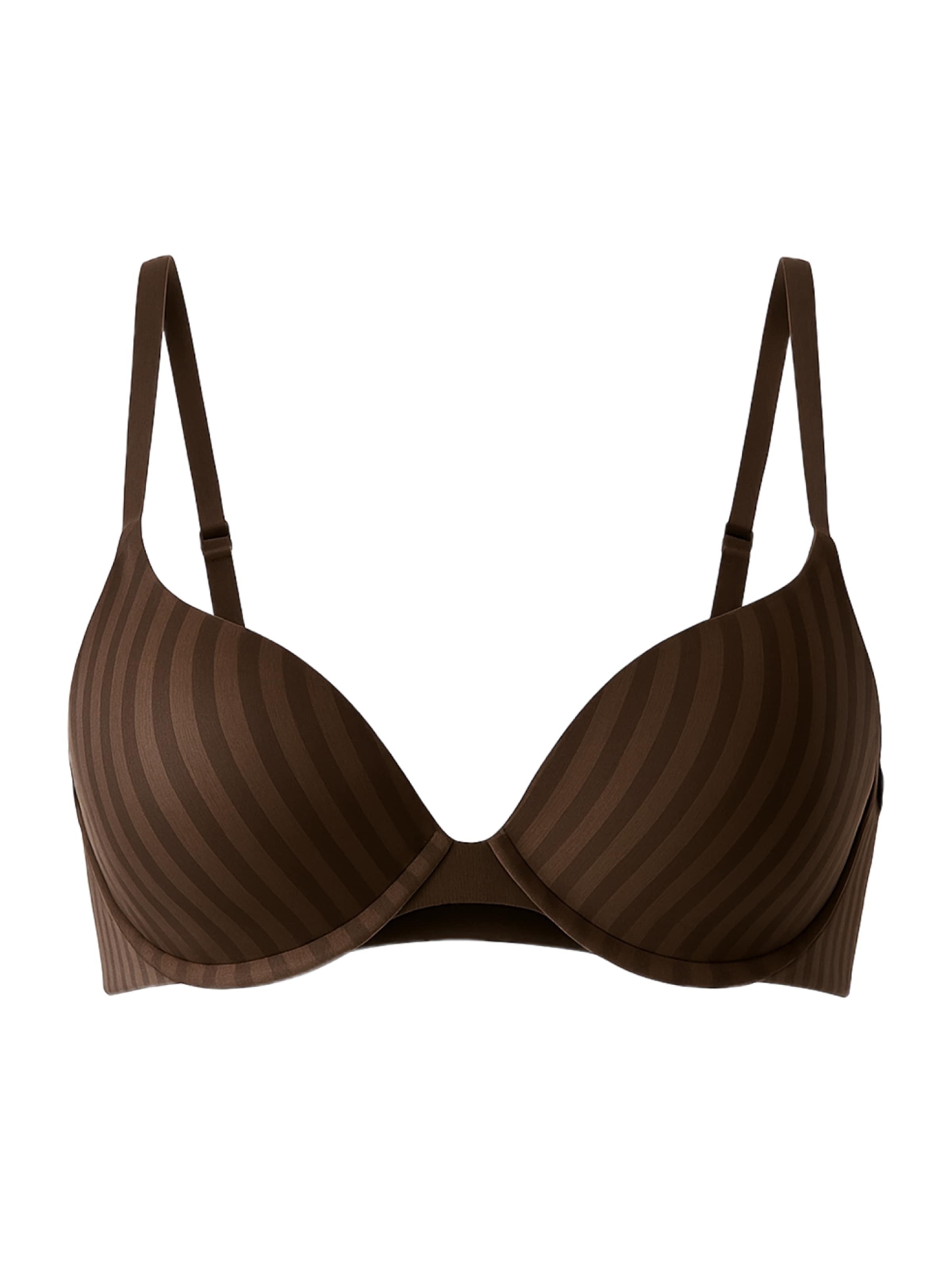 C&City Push-up BH in Braun: Vorderseite