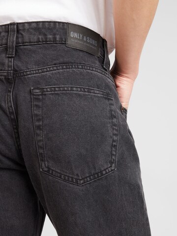 Only & Sons Regular Jeans 'SEDGE' in Zwart