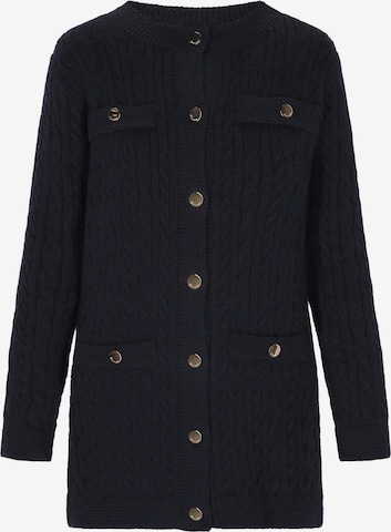 DreiMaster Klassik Knit cardigan in Blue: front
