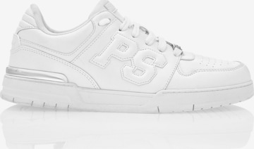 Plein Sport - Sapatilhas baixas em branco: frente