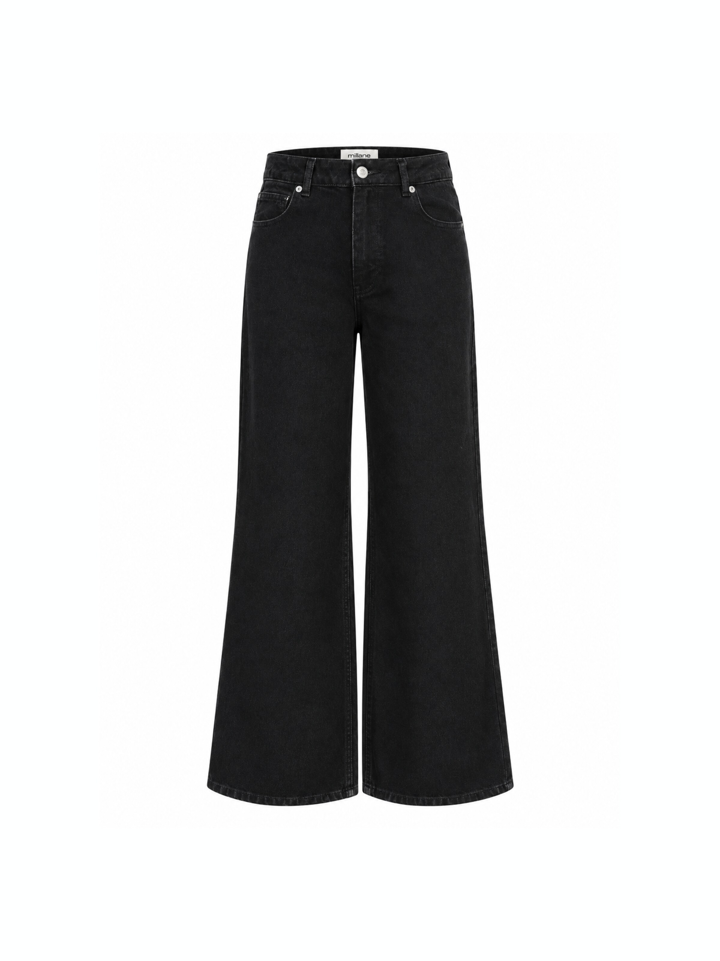 millane Hose in 34 in black denim, Produktansicht