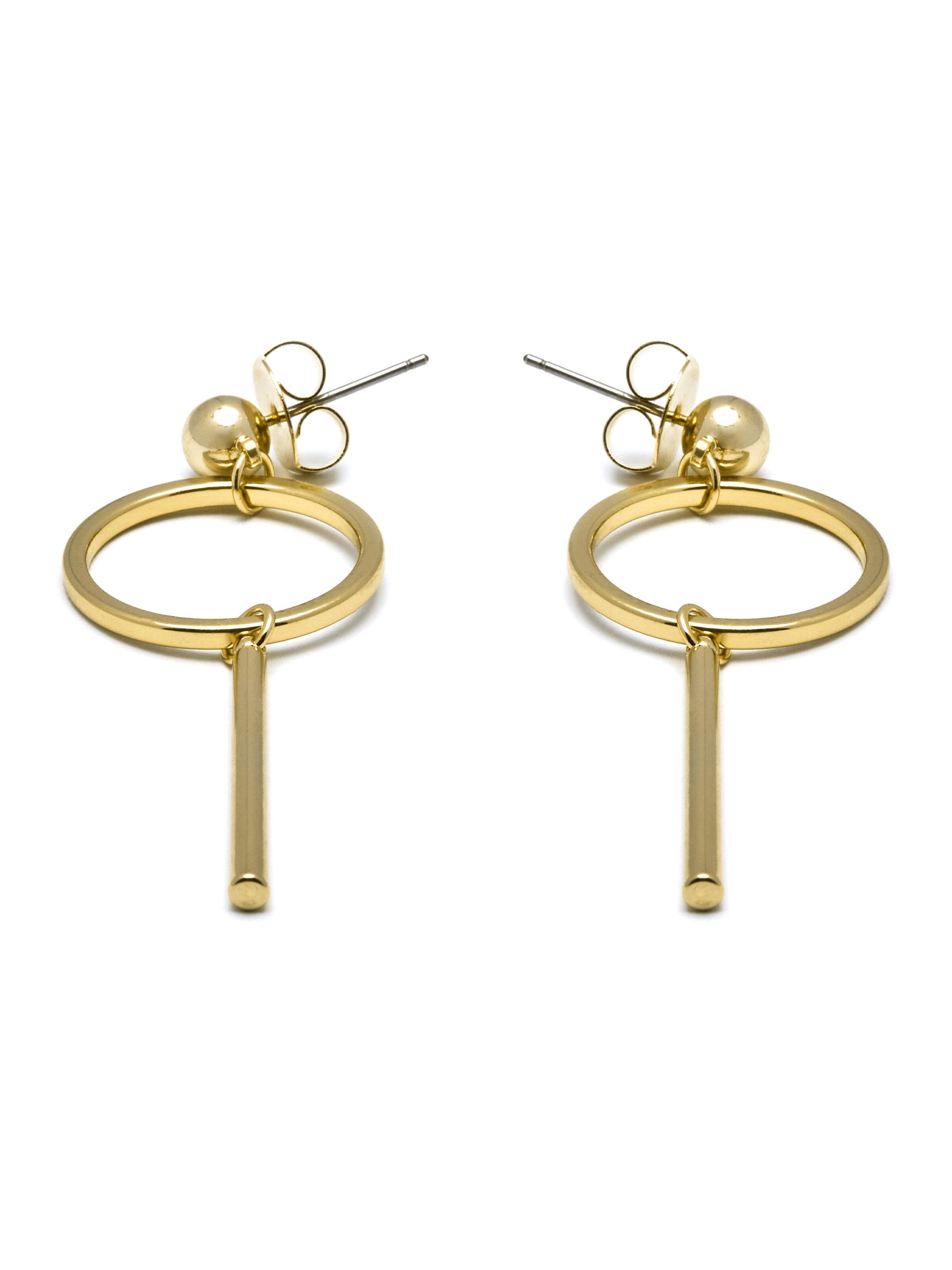 Luxenter Earrings 'Coion' in Gold