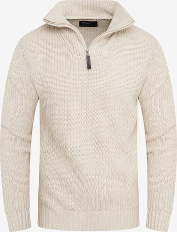 behype Sweater 'MKZIP78' in Beige: front