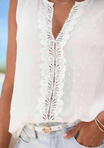 LASCANA Blouse in White