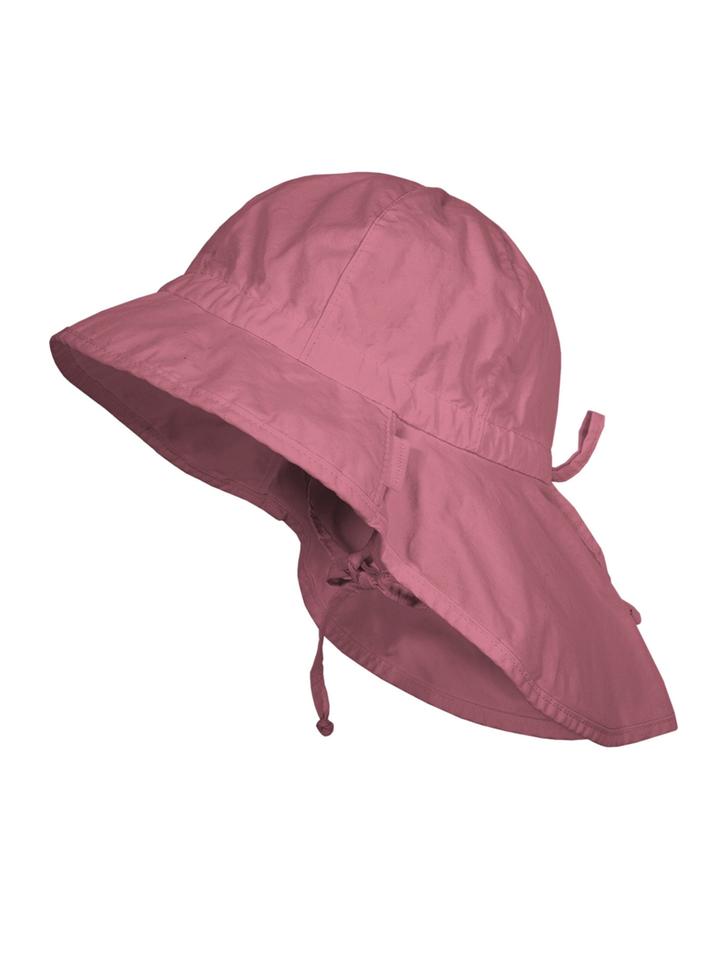 MAXIMO Hat 'GOTS MINI GIRL-Flapper Nackenschutz, Bindeband, Waschoptik, UV' in Red: front