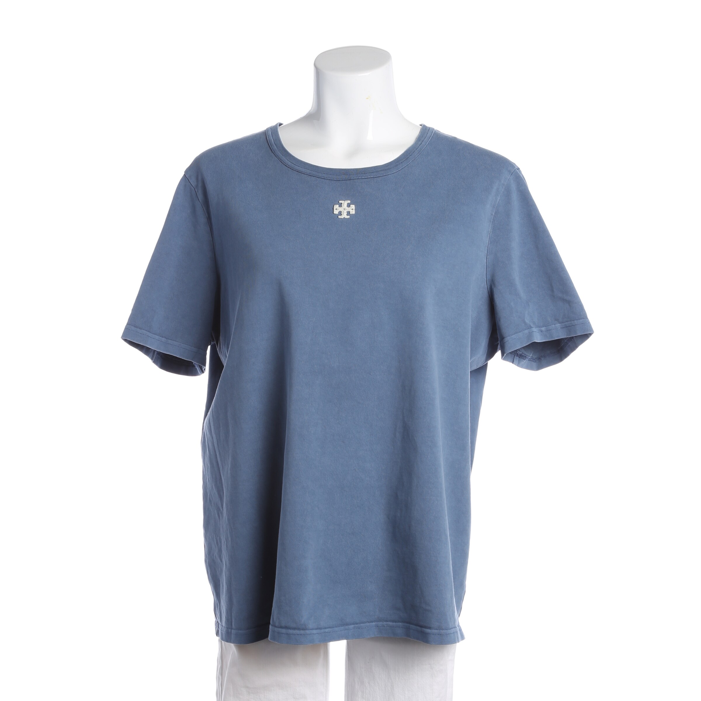 Tory Burch Shirt XXL in Blau: Vorderseite