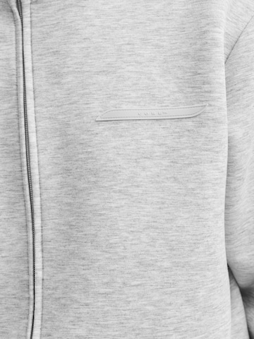 JACK & JONES Кофта на молнии 'JCOFusion' в Серый