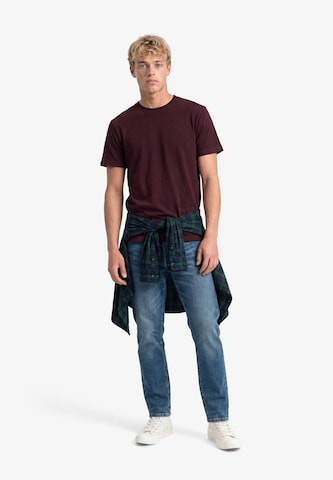 Tricou 'ESSENTIAL SERIF' de la Superdry & Co pe roșu