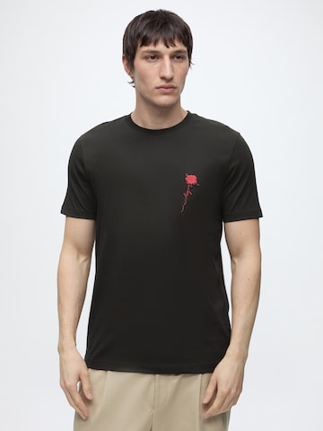 T-Shirt 'Diflow' HUGO en noir : devant