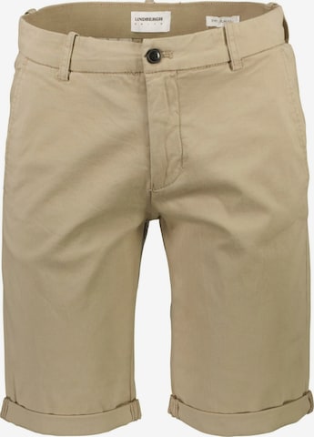 Pantalon chino Lindbergh en beige : devant