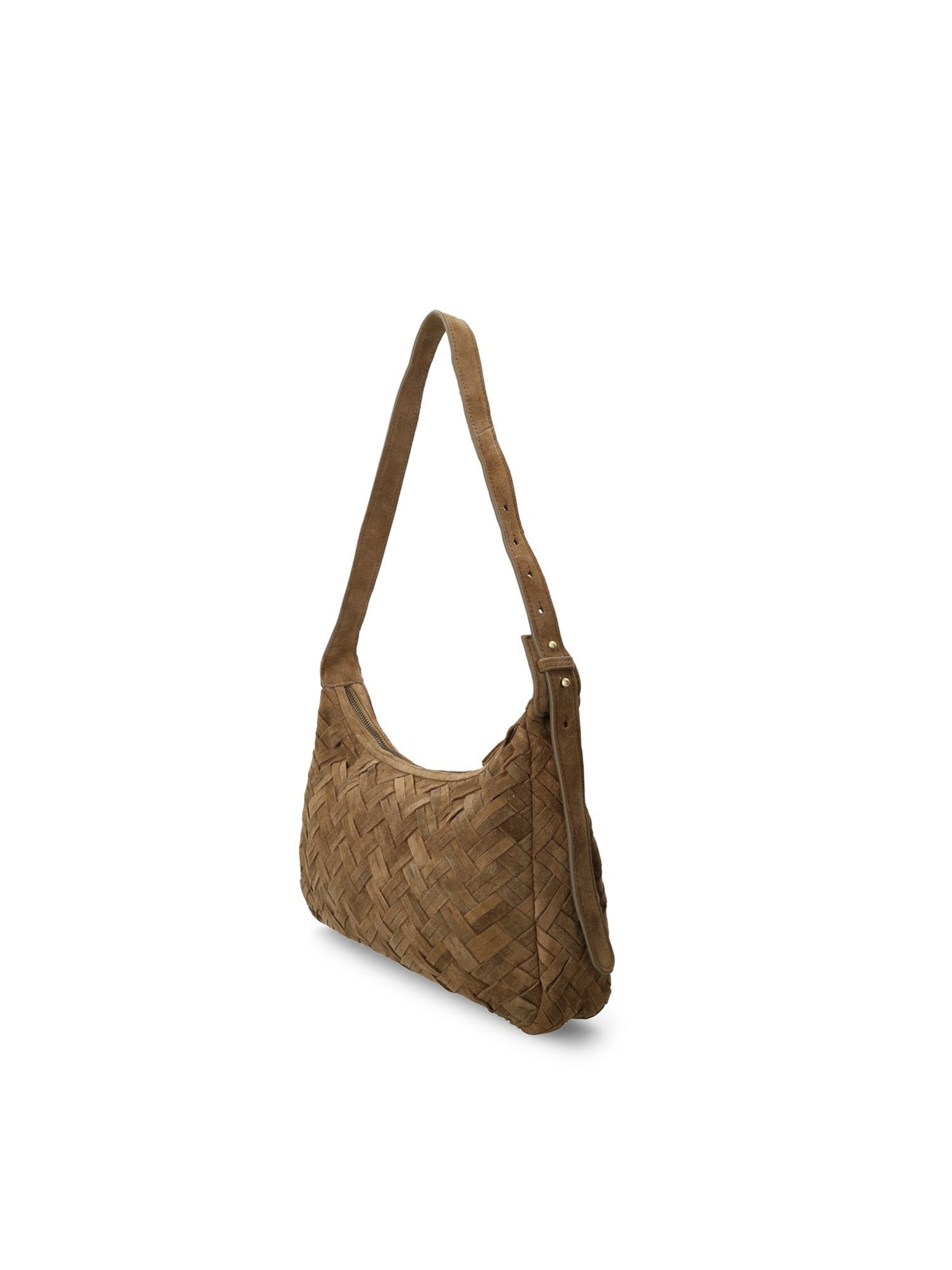 MANFIELD Umhängetasche in Braun