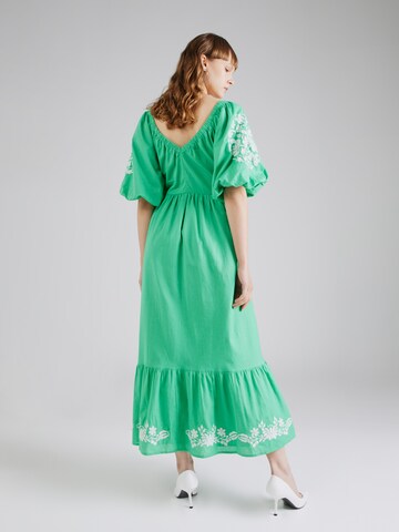 Warehouse - Vestido en verde