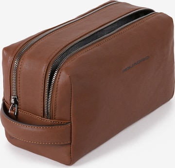 Piquadro Toiletry Bag 'Black Square' in Brown