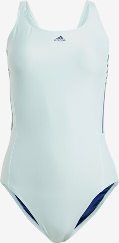 ADIDAS PERFORMANCE Bralette Active Swimsuit in Blue: front