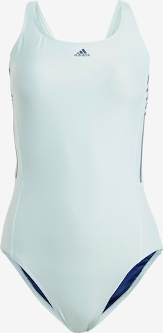 Bustier Maillot de bain sport ADIDAS PERFORMANCE en bleu : devant