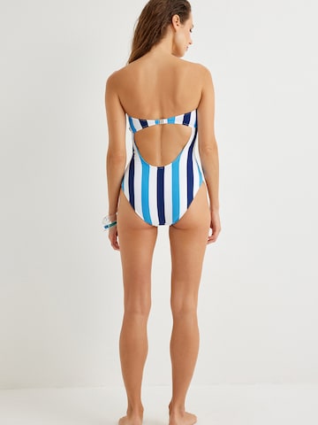 Koton Bandeau Badpak in Blauw