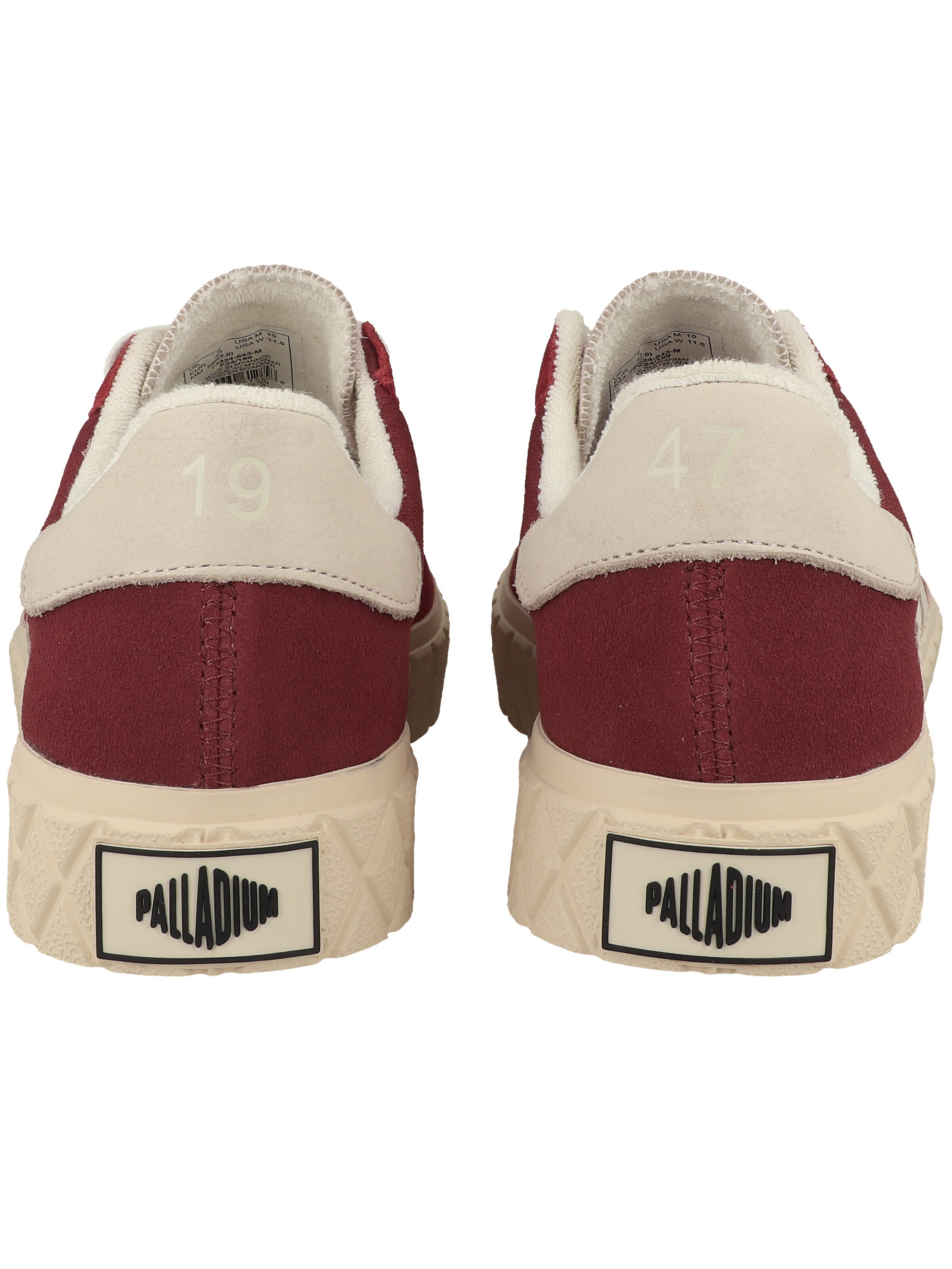 Palladium Platform trainers in Red
