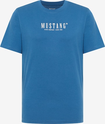 MUSTANG T-Shirt 'Style Austin' in Blau: Vorderseite