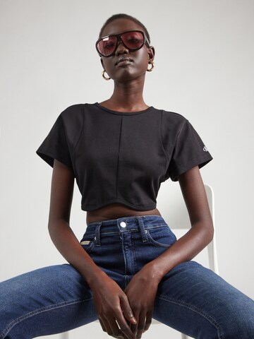 Calvin Klein Jeans Футболка в Черный: спереди