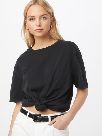 T-shirt Cotton On en noir : devant