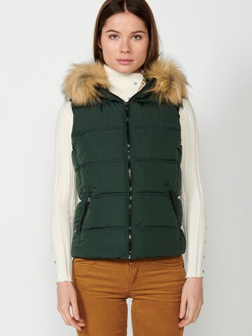 Gilet KOROSHI en vert