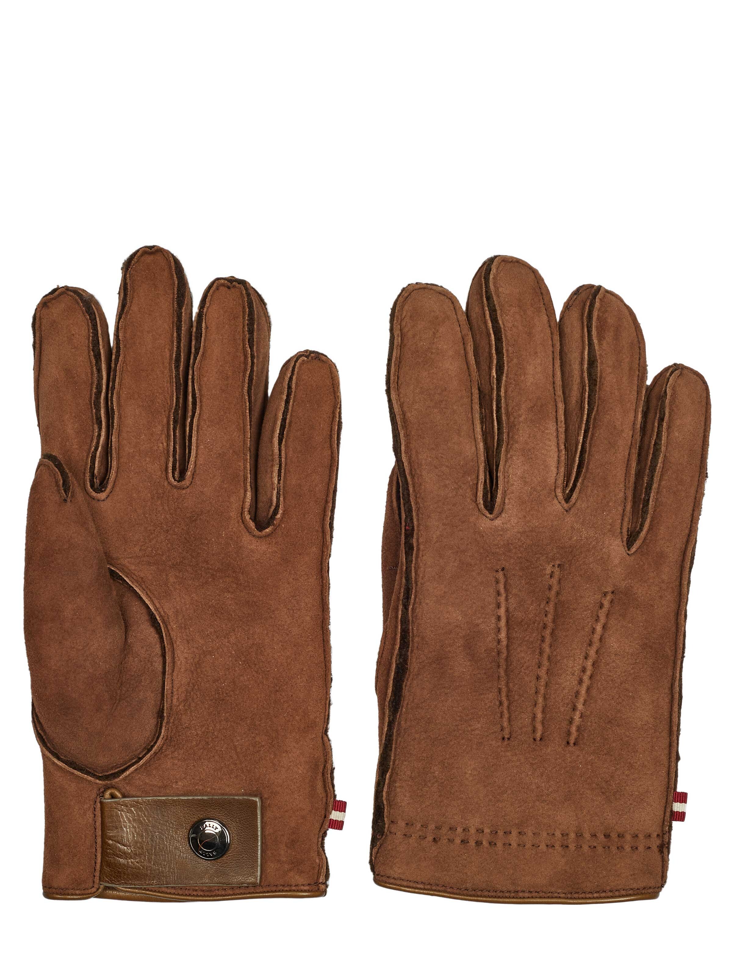 Bally Full Finger Gloves 'Bally Handschuh' in Brown