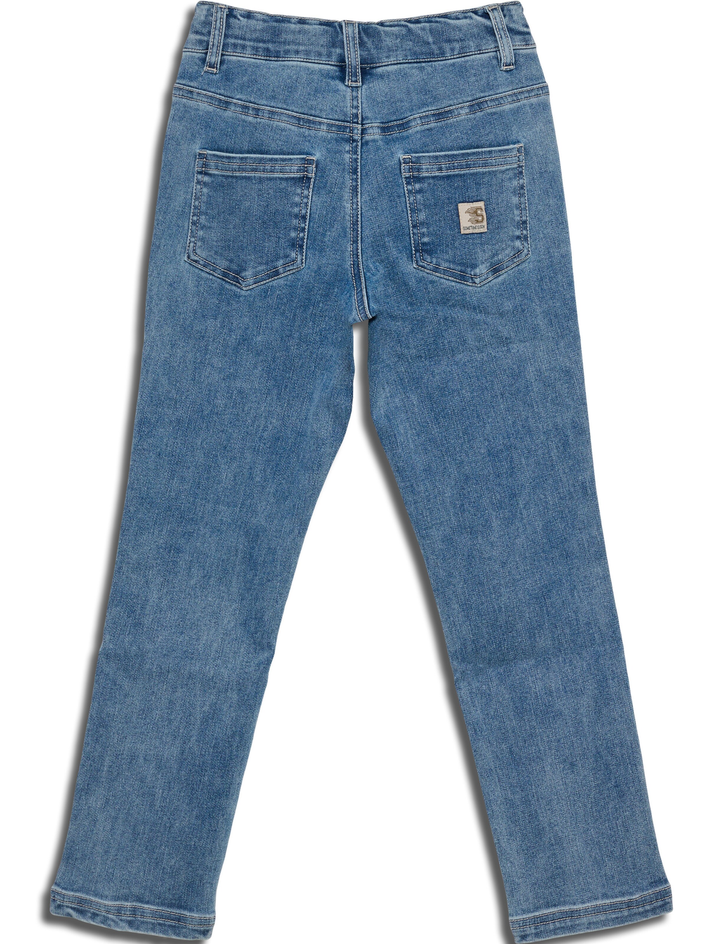 SOMETIME SOON Slimfit Jeans i blå