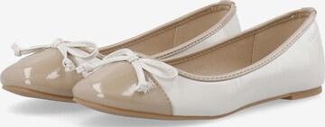 Bianco Ballet Flats 'CELINE' in White