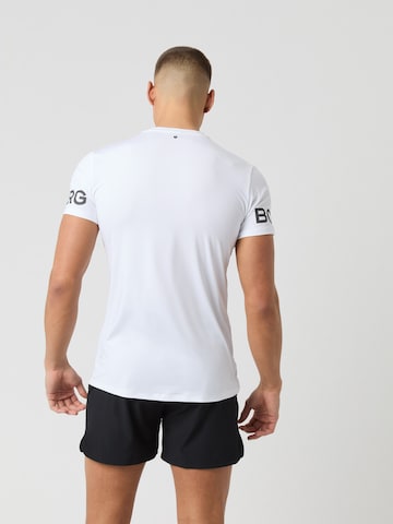 Maglia funzionale di BJÖRN BORG in bianco