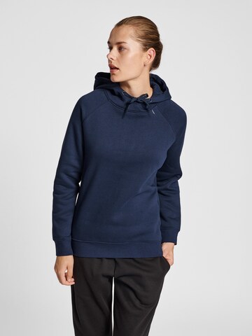 Sweat-shirt Hummel en bleu : devant